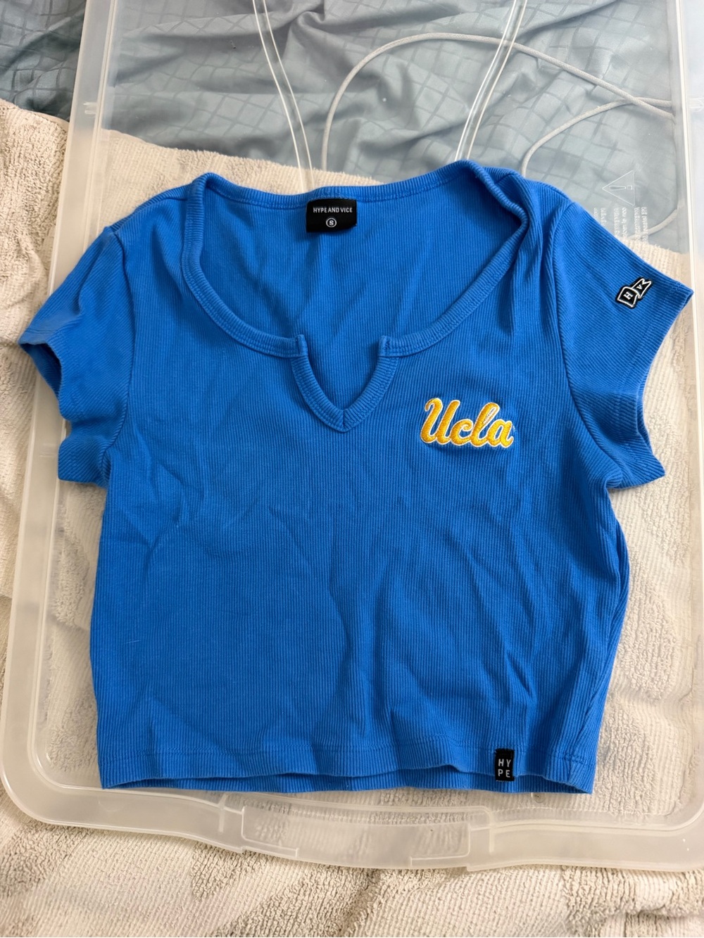 UCLA Hype & Vice cropped Tee